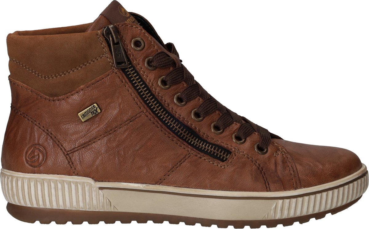 Remonte Veterboots cognac Leer - Maat 39
