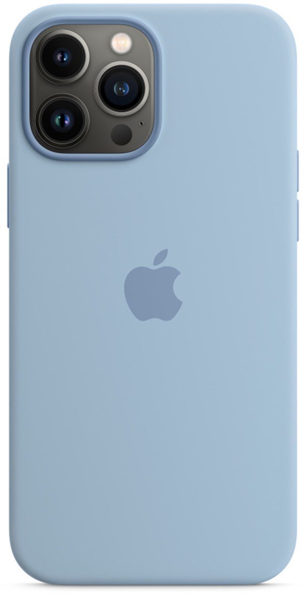 Apple Silicone Backcover MagSafe voor de Apple iPhone 13 Pro Max - Blue Fog