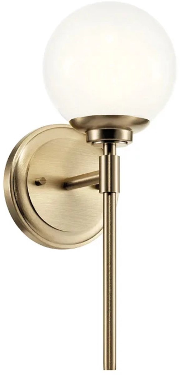 Kichler LED Wandlamp Benno | 1X E27 Max 3W | Champagne Bronze