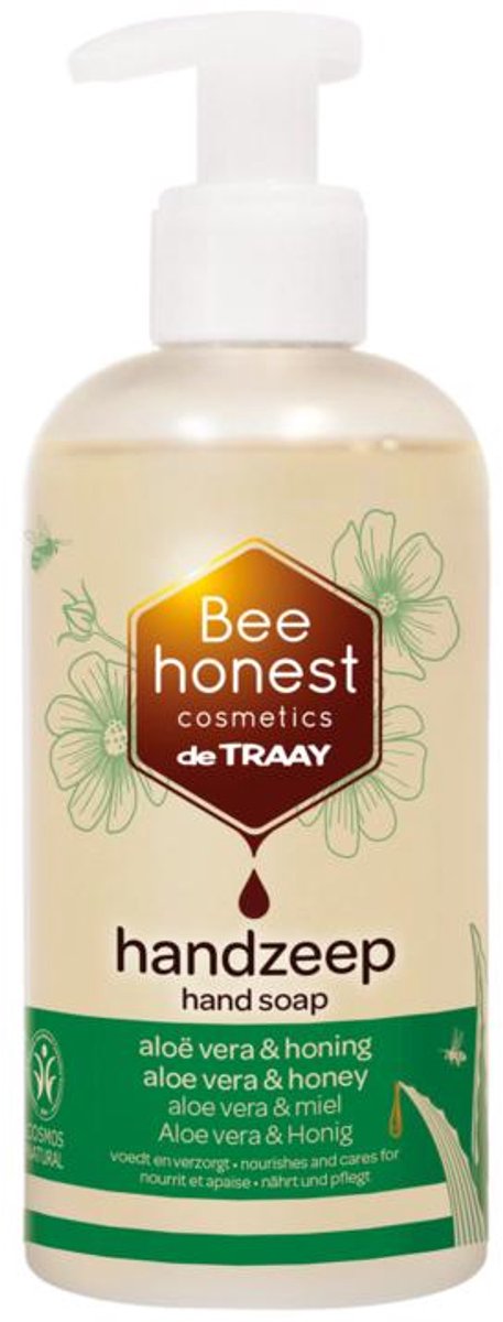 Traay Bee Honest Handzeep aloe vera & honing 250 Milliliter