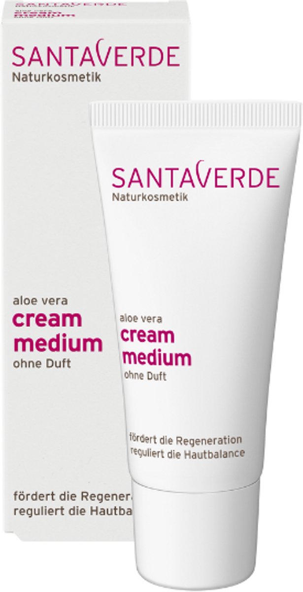 Goedkoopste Santaverde Aloe vera cream medium parfumvrij 30 Milliliter