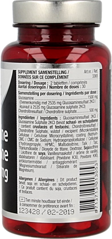 Lucovitaal Glucosamine Chondroïtine 1500/500mg Tabletten 60ST