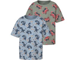 NAME IT MINI - NMMVALTHER 2P SS NREG TOP Jongens T-Shirt