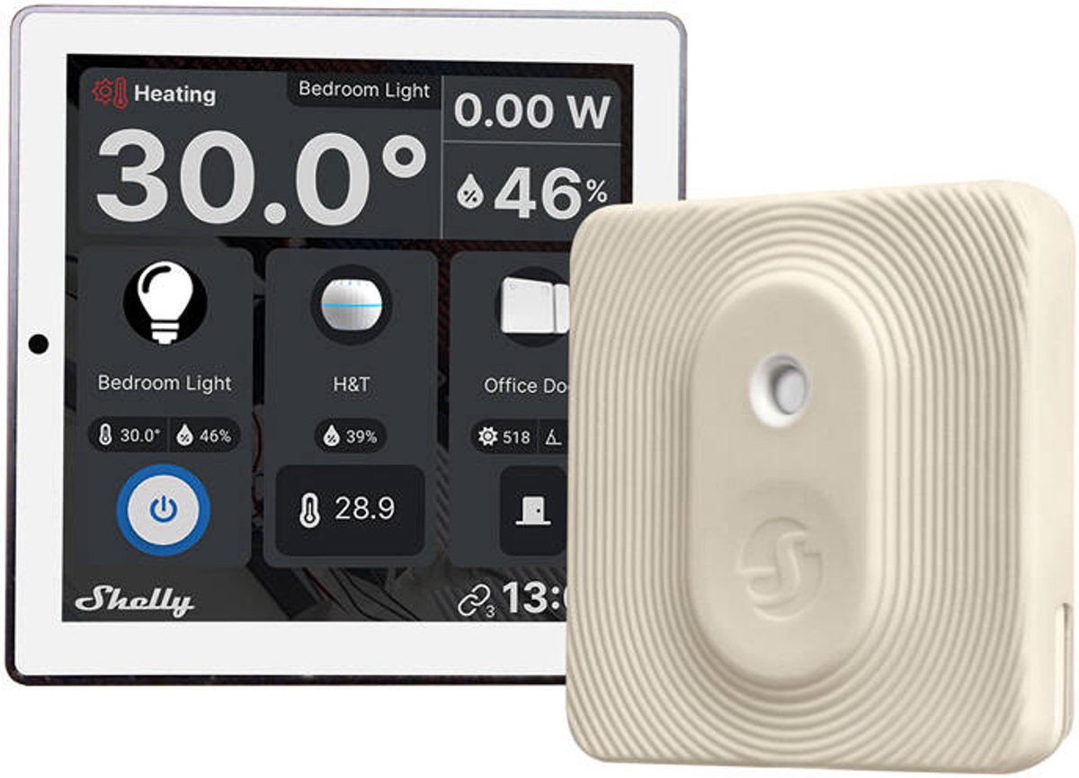 Shelly Bedieningspaneel Wanddisplay Kit Voor Smart Home
