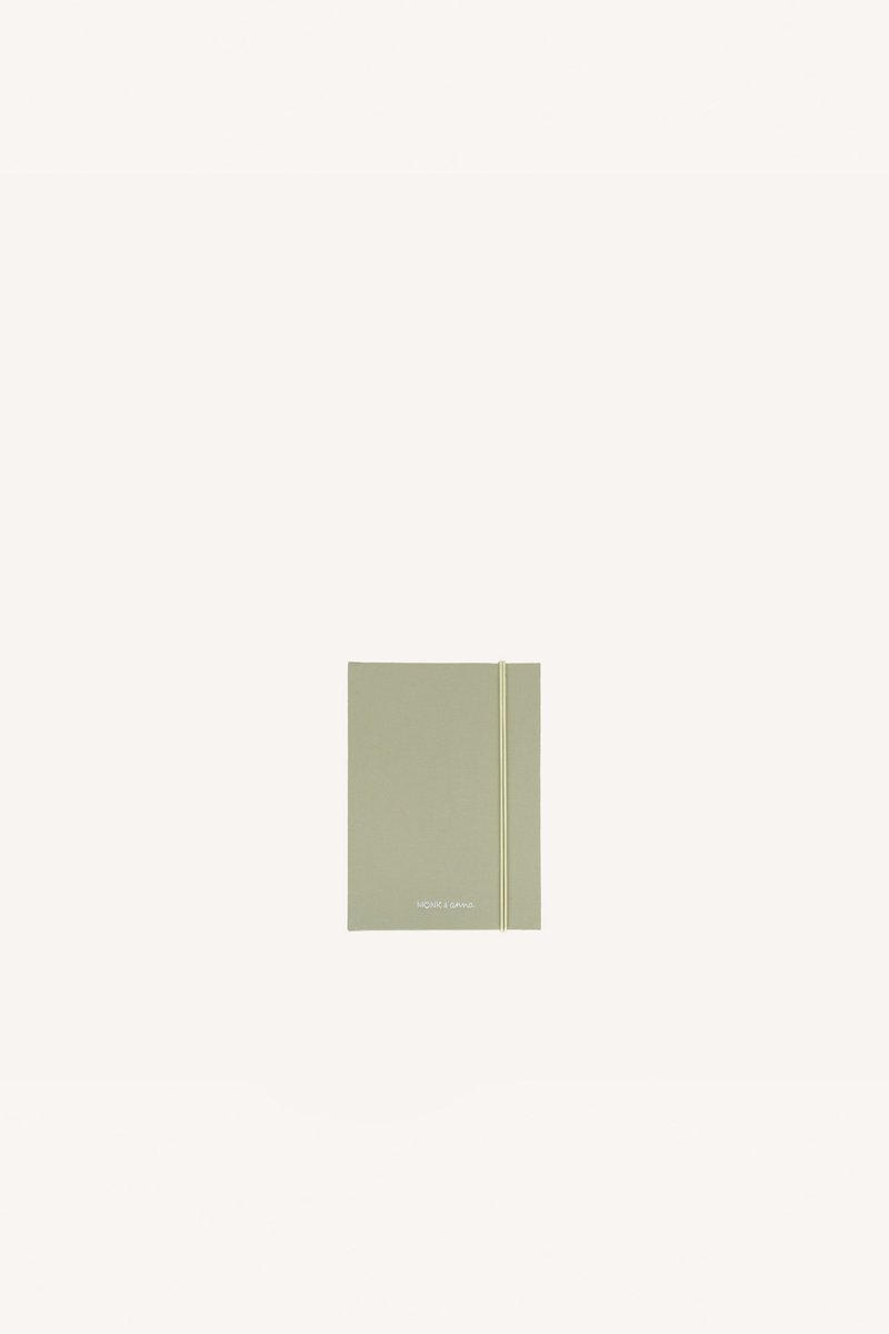 Monk and Anna - Notitieboek S | nylon | peridot
