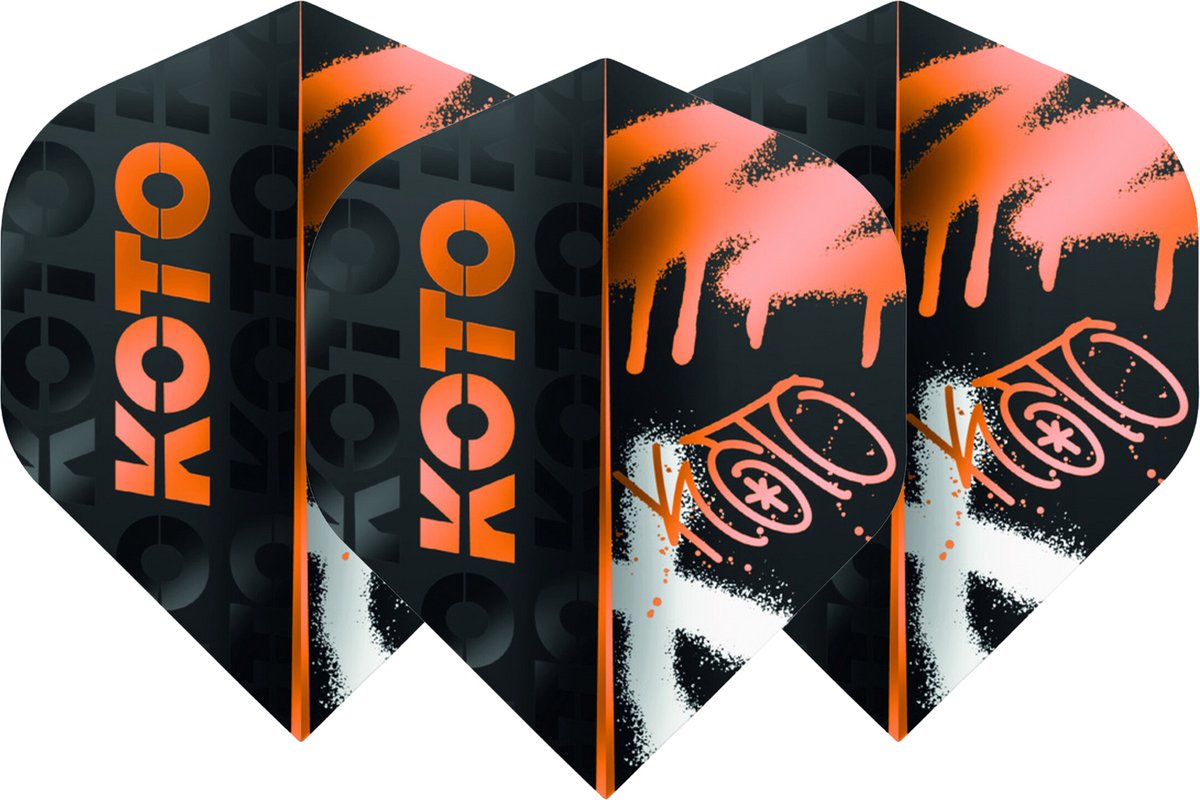 KOTO Rebel Orange NO2 - Dart Flights