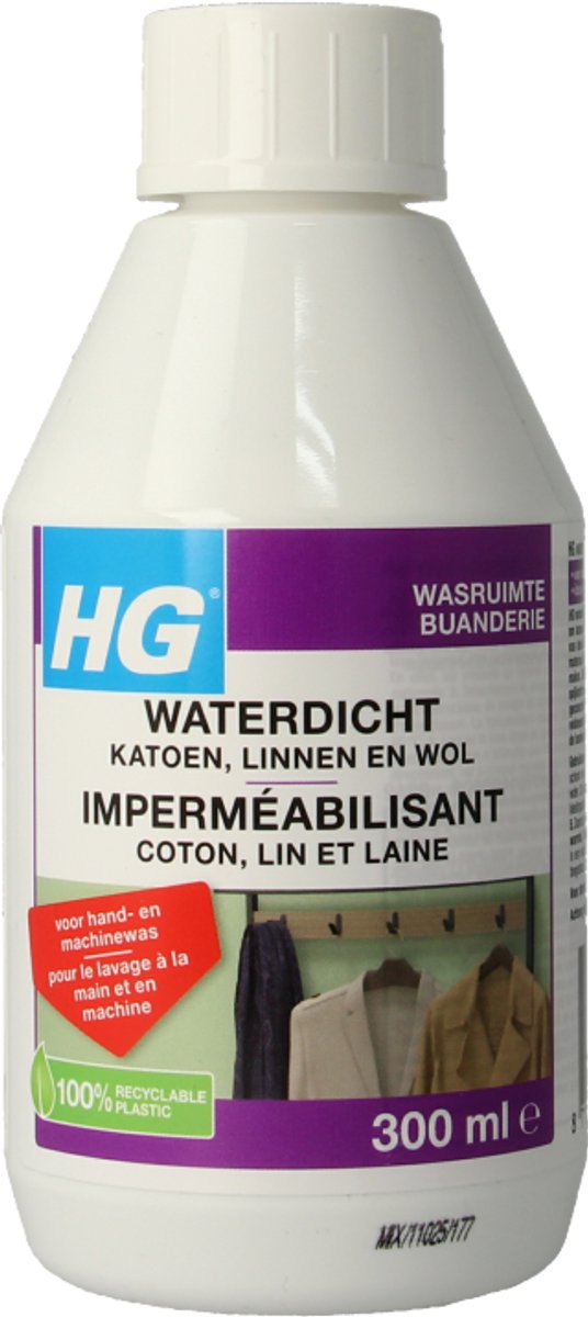 Goedkoopste HG waterdicht katoen, linnen, wol en gemengde textielsoorten 300ml