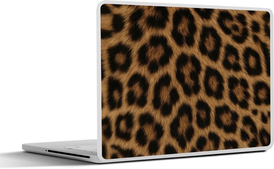 Laptop sticker - 13.3 inch - Pantervacht - Realistisch - Bruin - 31x22,5cm - Laptopstickers - Laptop skin - Cover