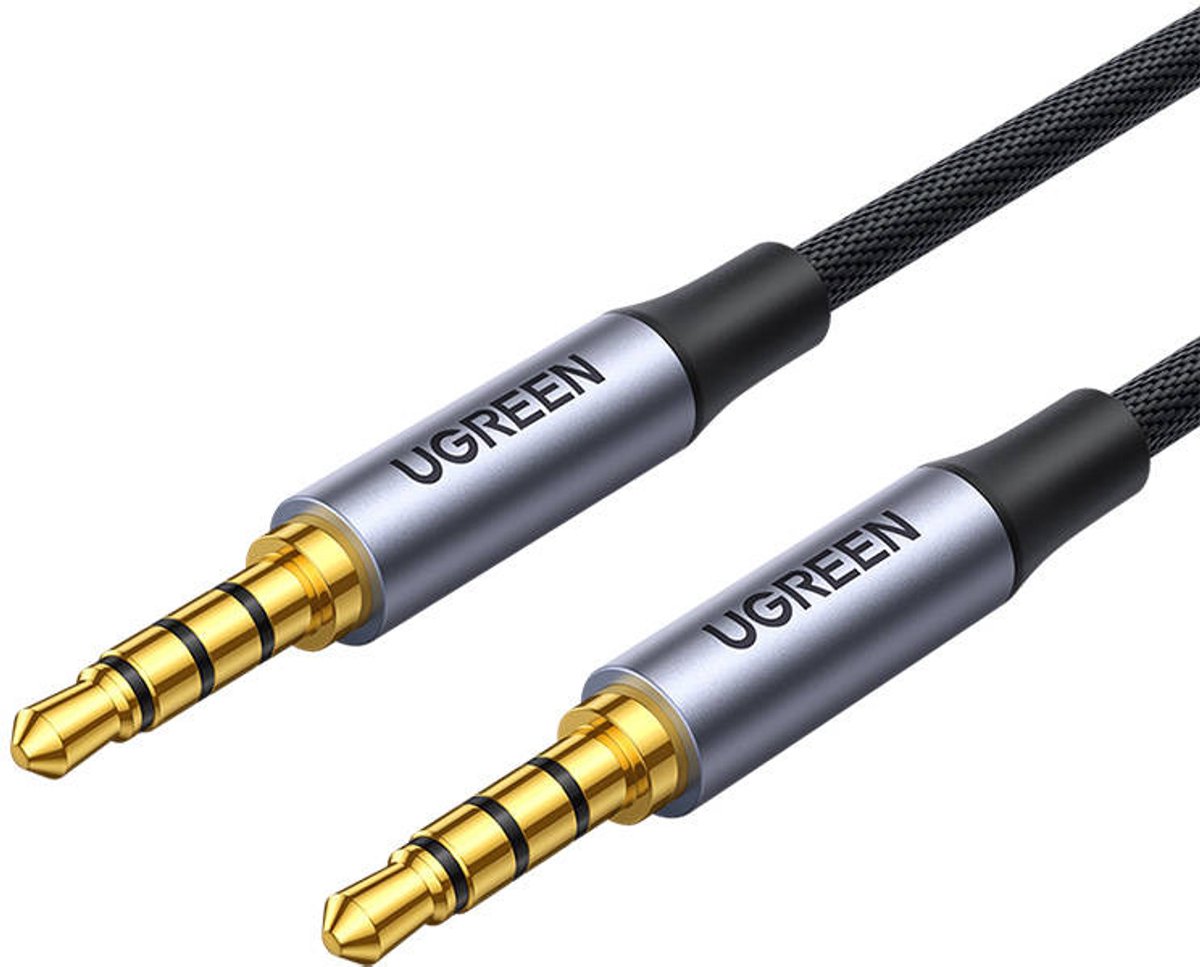 Ugreen Audiokabel Jack 3.5Mm Aux 1.5M Voor Smartphones Iphone Xiaomi Samsung