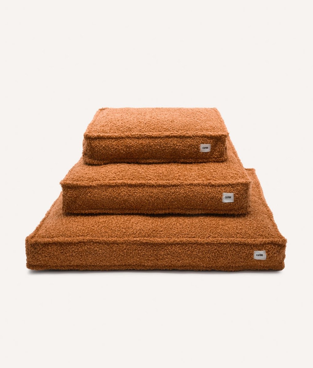 Comfortabele hondenmand van fleece – Mosterdkleur – Zacht, wasbaar, afritsbaar & anti-slip – Cuadra