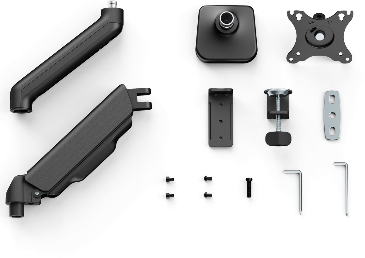Allteq Enkele monitor arm - Draaibaar - 17 t/m 32 inch thumbnail 4