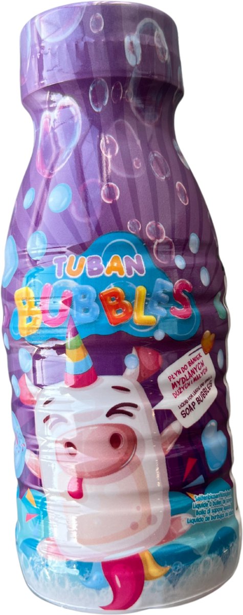 Tuban | Bellenblaas 250 ml Paars Eenhoorn