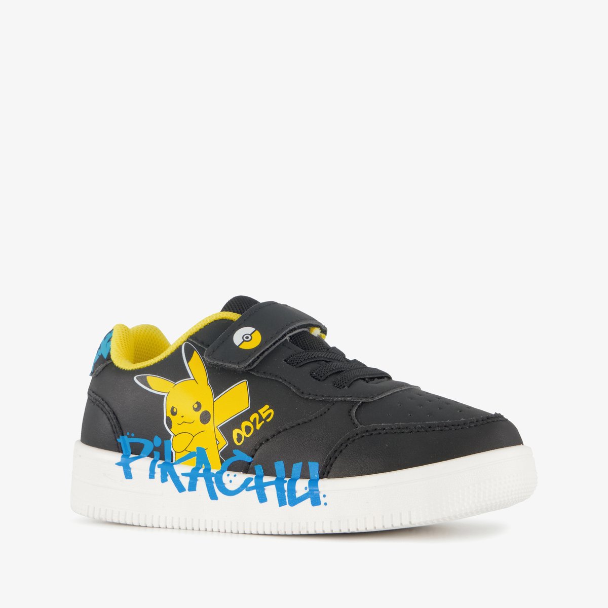 Pokemon jongens sneakers zwart geel - Maat 32