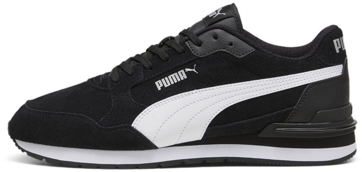 Puma ST Runner v4 SD unisex sneaker schoenen trainers leer 399665 01 Zwart