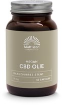 Mattisson - CBD Olie 10 mg - Cannabidiol (CBD) - In Nederland Gekweekt - Supplement - 60 Capsules