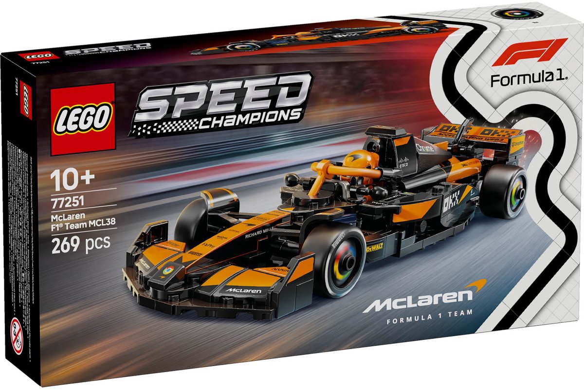 LEGO 77251 Speed Champions McLaren F1® Team  MCL38 racewagen