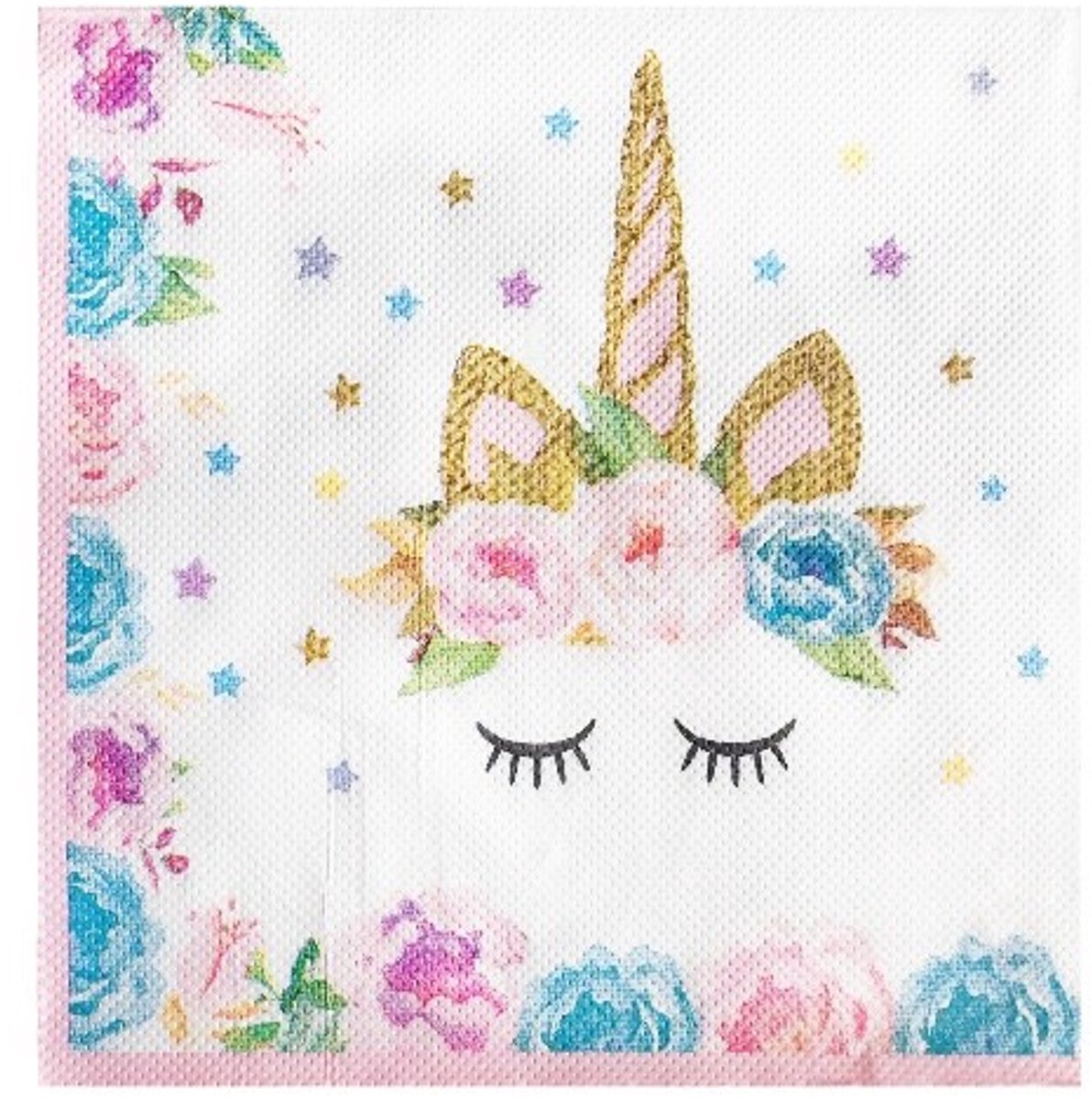 Servetten – Unicorn Wimpers – 20 stuks – Feest & Tafel Decoratie