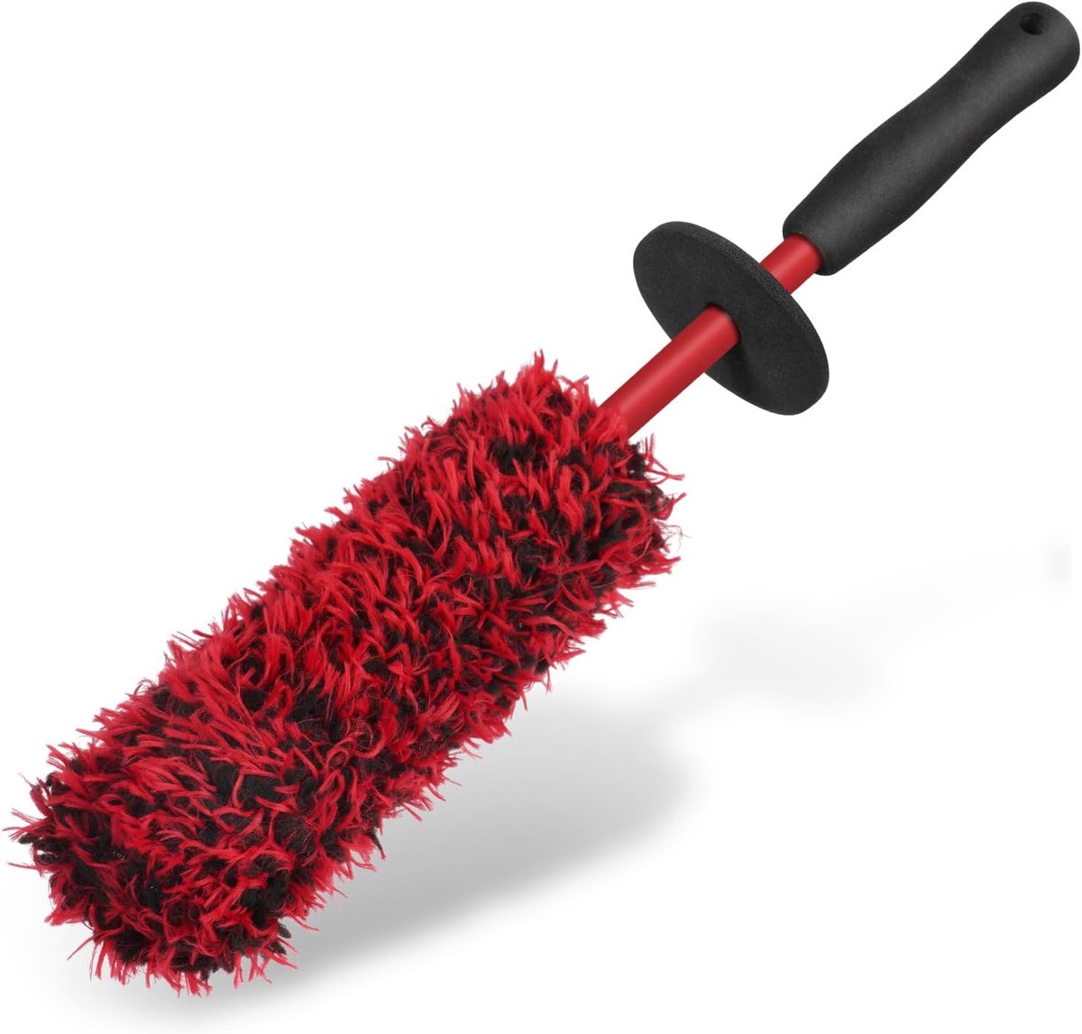 Allecta - Lange Handgreep Autowielborstel voor Auto's, Motorfietsen en Fietsen - Zachte Borstel - Autowielreinigingsborstel