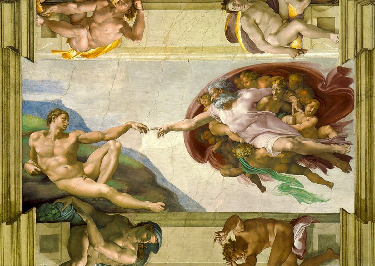 Enjoy Puzzle legpuzzel Michelangelo Buonarroti De Schepping van Adam 1000 stukjes.