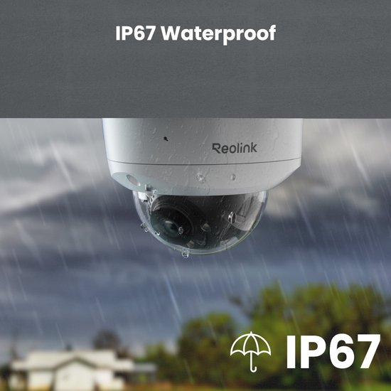 Reolink 4K 8MP UHD IK10-vandalismebestendige PoE IP-camera met 180° panoramisch gezichtsveld met Spotlight, Duo 2V PoE van Reolink — afbeelding 2