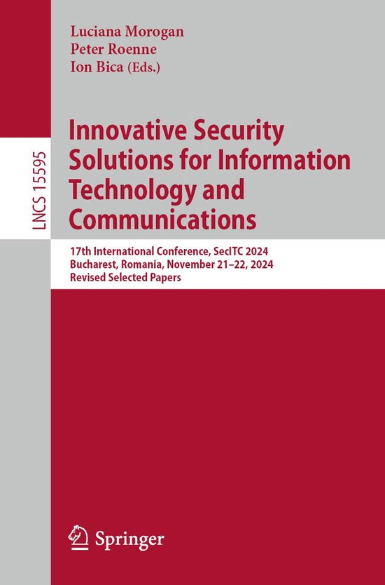 Springer Nature Proceedings Computer Science - Innovative Se ... - cover