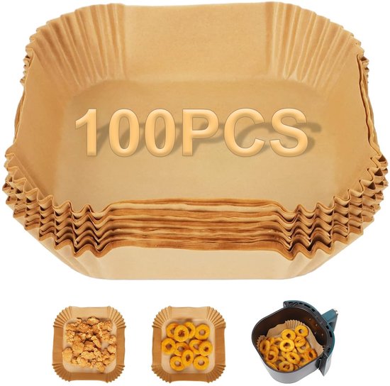 Ninja Airfryer-bakpapier, 100 stuks, 14 x 20,5 cm, met gaten