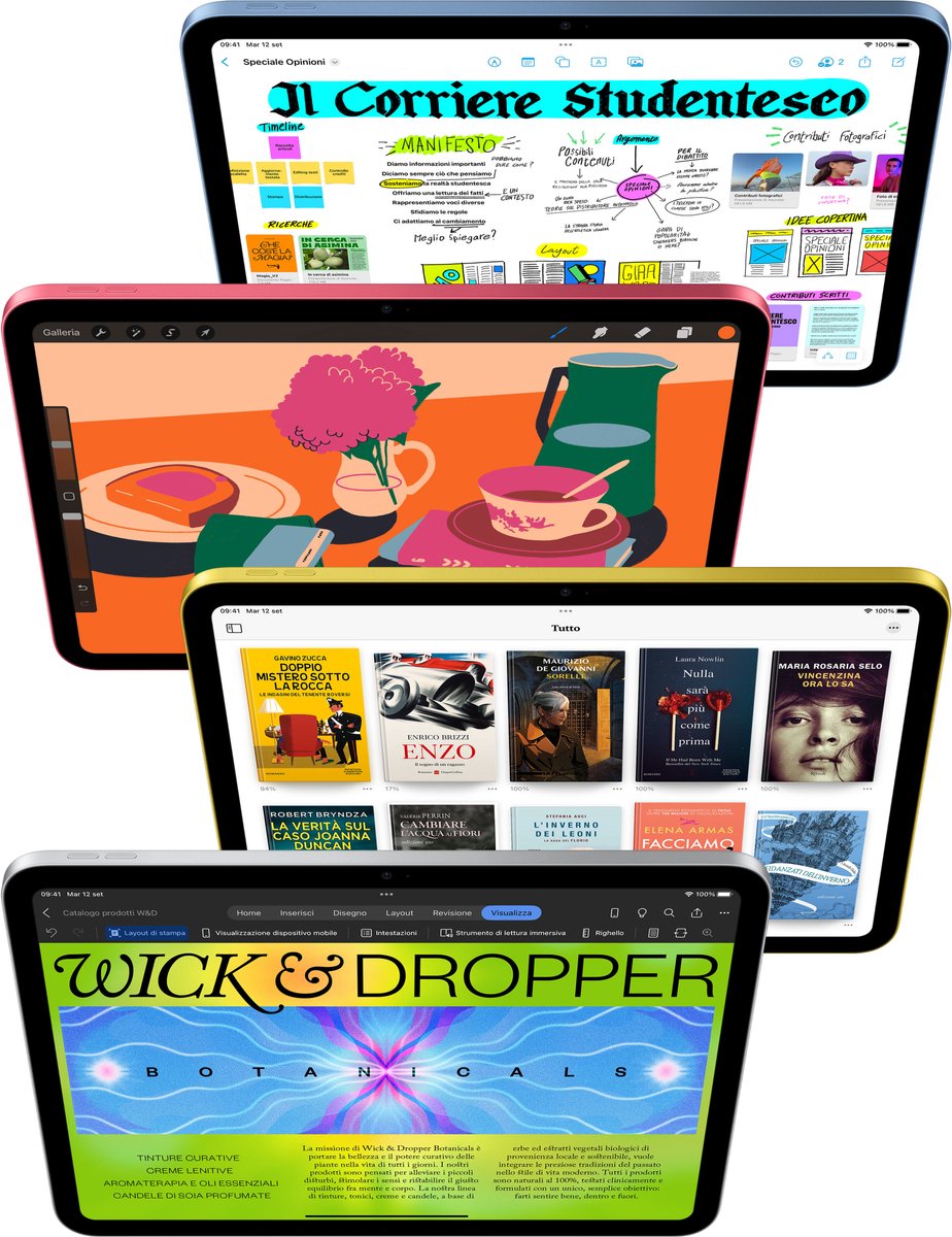 Apple iPad 10e generatie 2024 10.9 inch WiFi 64GB roze A15 Bionic Liquid Retina display - Afbeelding 2