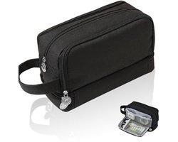 SLTAXAR Etui Jongens Etui 4 Compartimenten Etui Zwarte Etui Grote Capaciteit Etui Zwarte Etui Volwassenen Met Rits Etui Organizer voor School & Kantoor