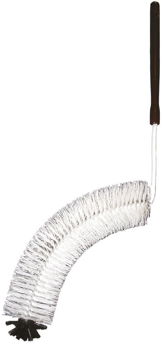 Flessenborstel, Schoonmaakborstel voor Mandfles, Carboy, Wijnballon - 15-34L