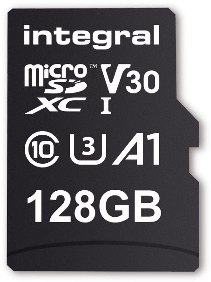 Integral MSDX128G100V30 Microsdxc / SD Geheugenkaart 128 GB