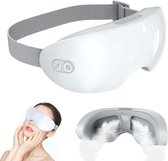 Stoom oogmasker - oogmassager met warmtestoomtherapiemasker - stoommasker - 2025 verbeterde oogstomer - verstelbaar slim oogmasker voor warme en koude stoom voor donkere kringen - Oogstoomtherapie - Slaapmasker - wit
