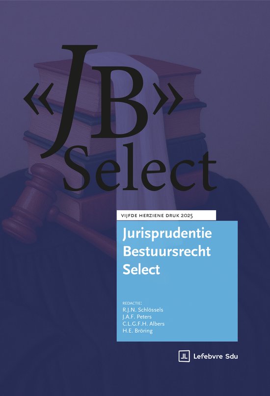 Jurisprudentie bestuursrecht select 2025 - cover