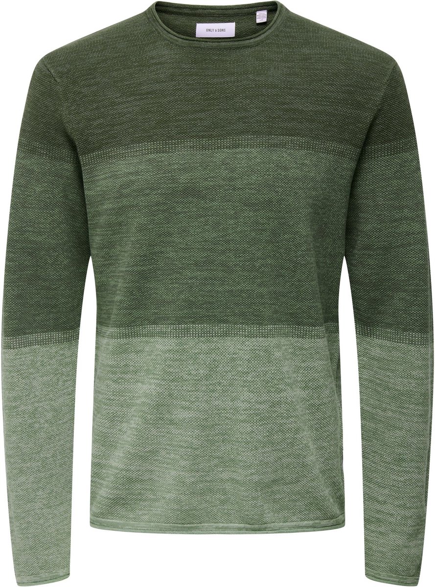 Only & Sons Felix Trui Heren Sweater Castor Antraciet