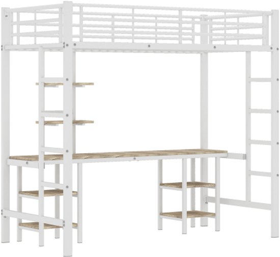 Vipack | Stapelbed Forrest | 90x200 | Wit kopen | 2.500 m² showroom