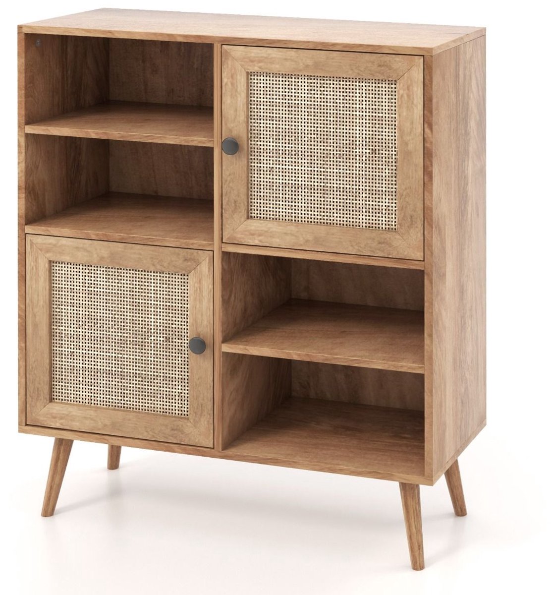 Keukenkast - Buffetkast – Organizer - Opbergkast - Kasten- Dressoir - Hout - Natuurlijk