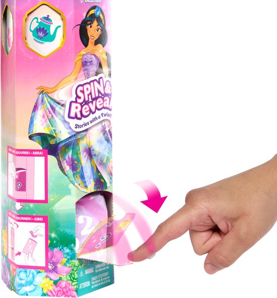 Disney Princess Draaien en Ontdekken - Jasmine pop — afbeelding 3