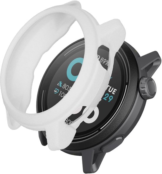 kwmobile Étui de protection pour COROS PACE 3 - Étui en TPU Fitness pour montre connectée - Blanc