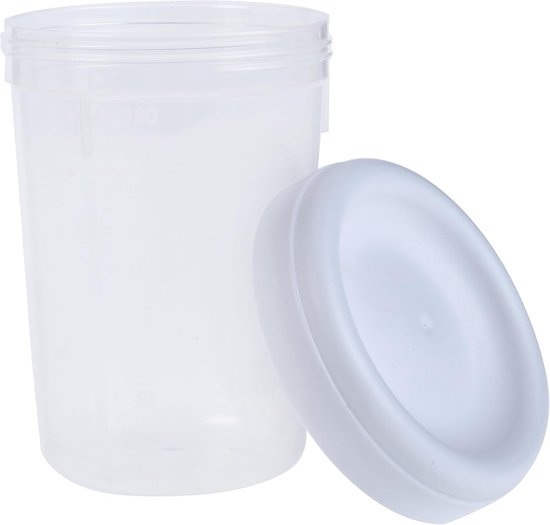 RFWR® Baby bewaarpotten voor moedermelk - luchtig, schroefdeksel, magnetronbestendig & vaatwasserbestendig (10 x 180 ml) — afbeelding 2