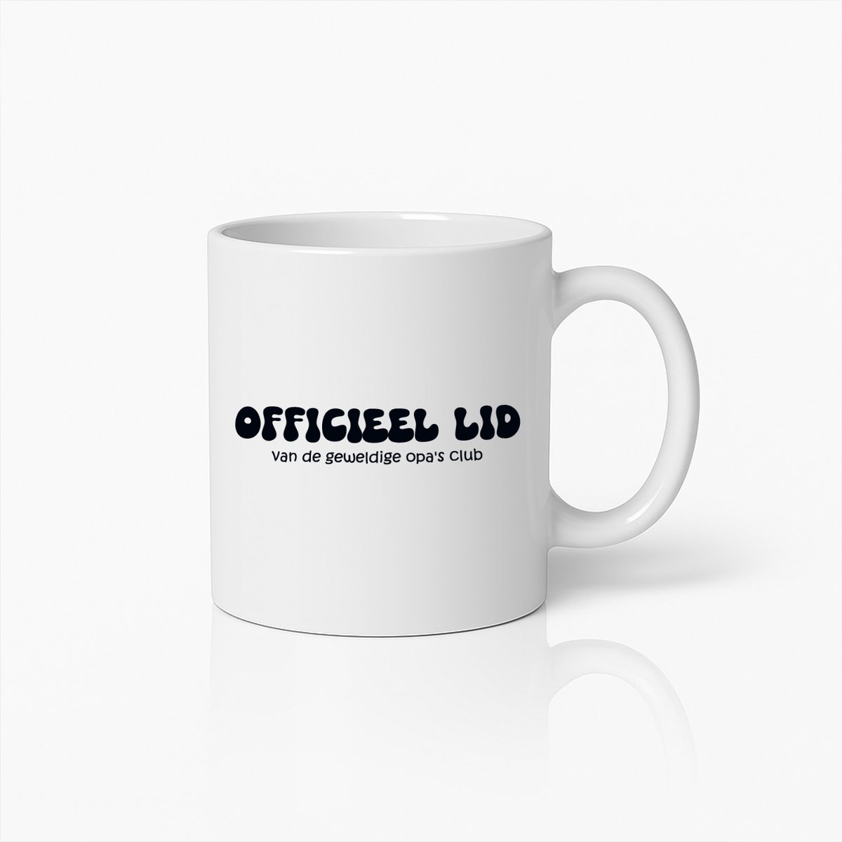 Officiële Opa Club Mok – Grappig Cadeau voor Grootvaders en Koffieliefhebbers