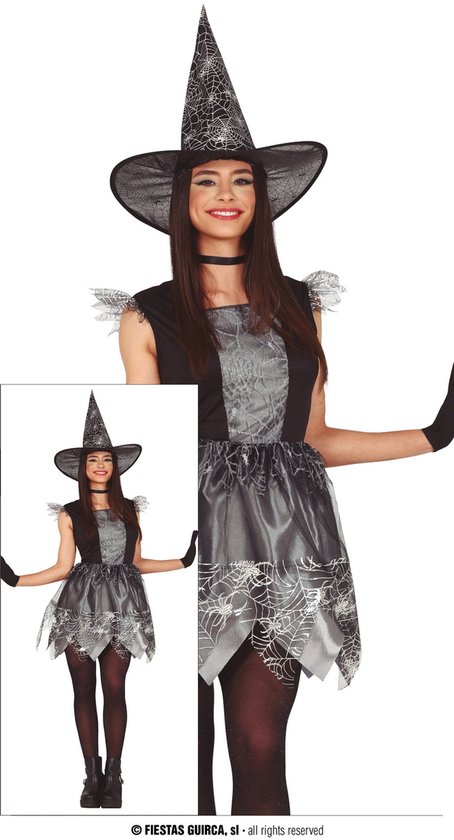 Zilveren Spinnen Vriendin Heks - Vrouw