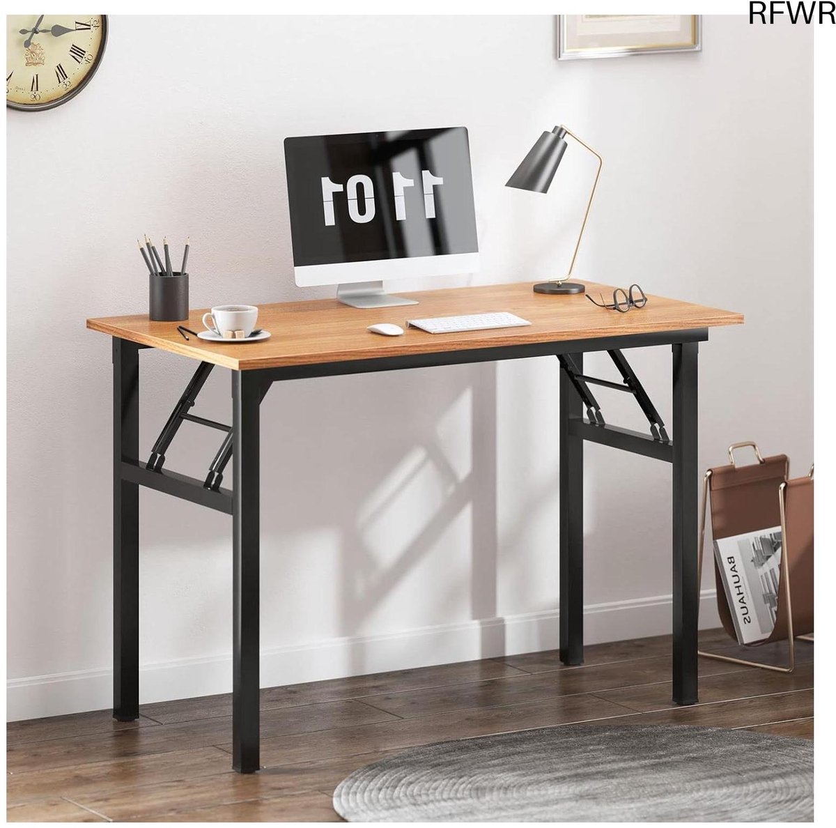 RFWR® Klaptafel 100 x 60 cm - Multifunctionele Computertafel voor Thuis en Kantoor
