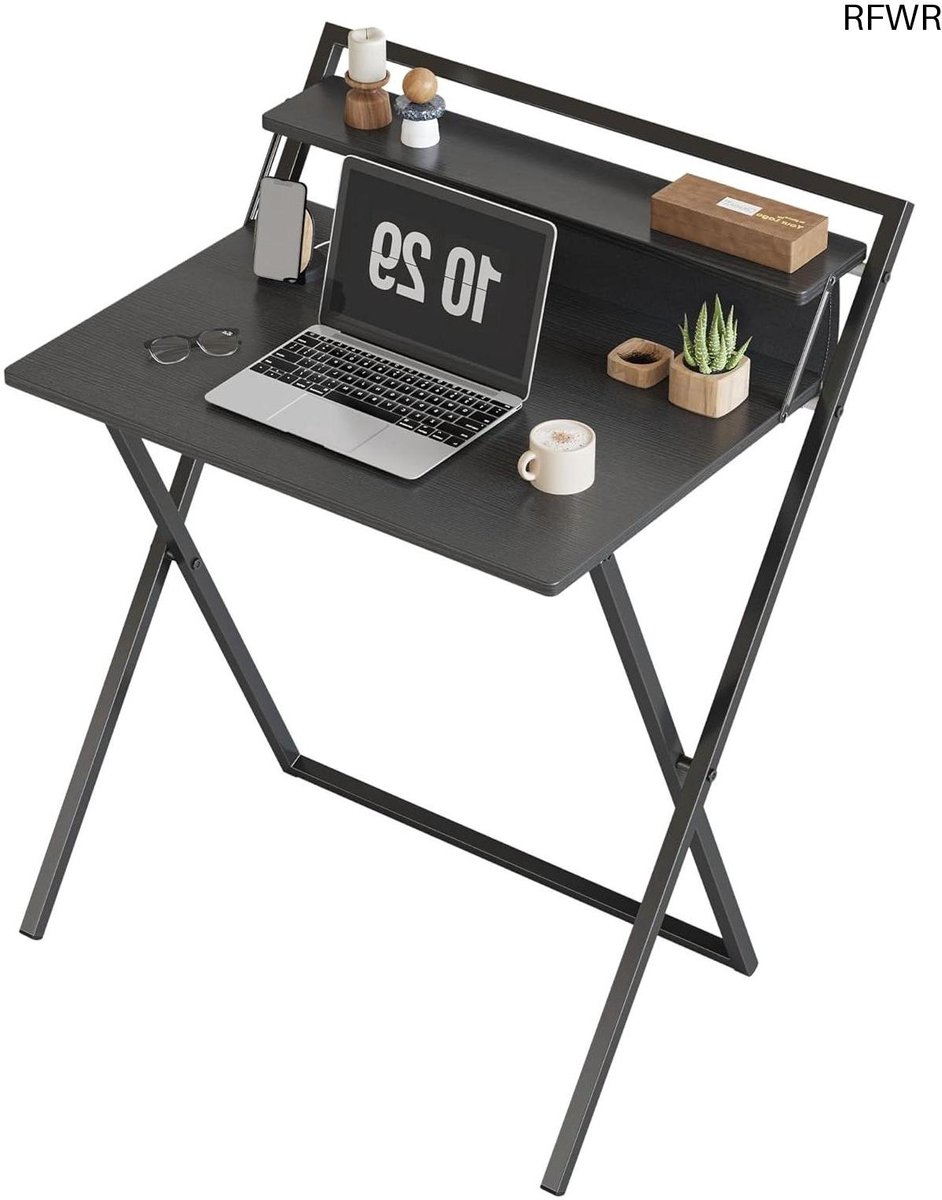RFWR® Inklapbaar Bureau 60 cm - Opvouwbare Werktafel voor Thuis