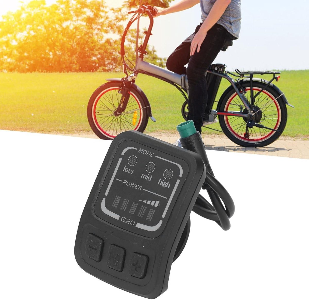 LED-display met meerdere functies voor Elektrische Fietsen en Scooters - Waterdichte Interface - Verbeterde Navigatie en Stijlvol Design