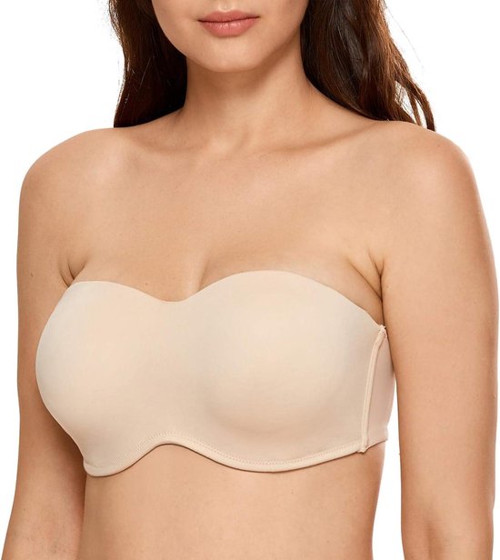 Allecto Plus - Naadloze Strapless Minimizer Beha voor Vrouwen met Grote Maten - Comfortabel en Ondersteunend