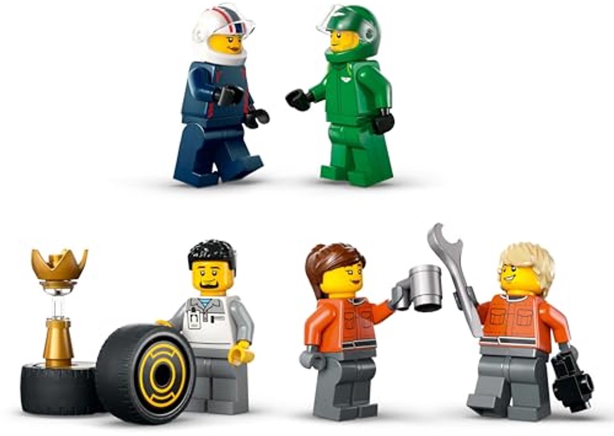 LEGO City F1 truck met RB20 en AMR24 F1® auto's speelset - 60445 — afbeelding 11