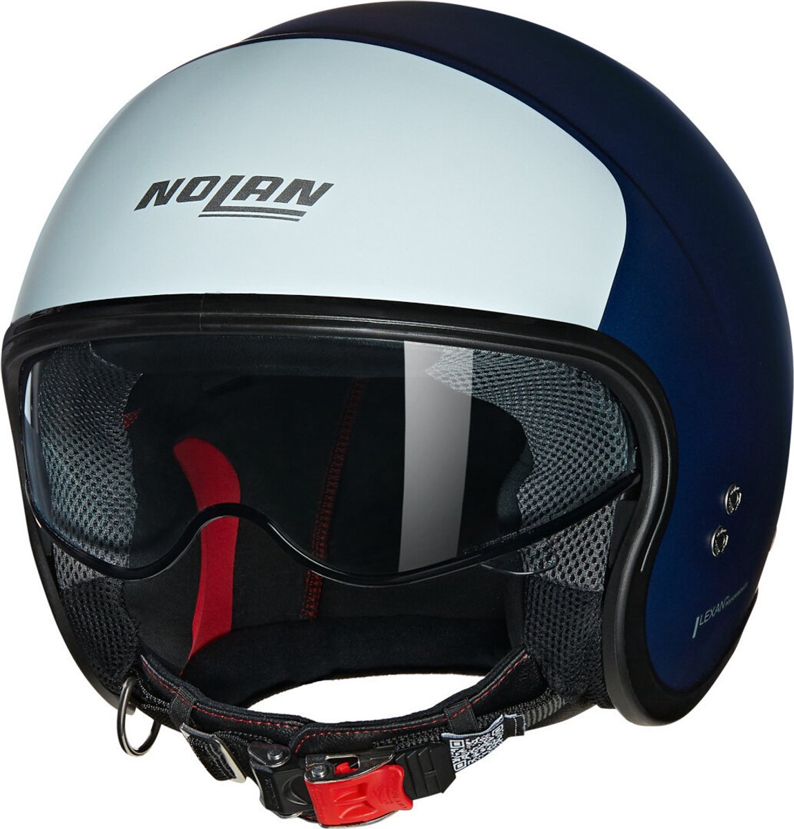 Nolan N21 06 Verniciatura Speciale 350 Diepblauw Zilver Mat Jethelm - Maat M - Helm