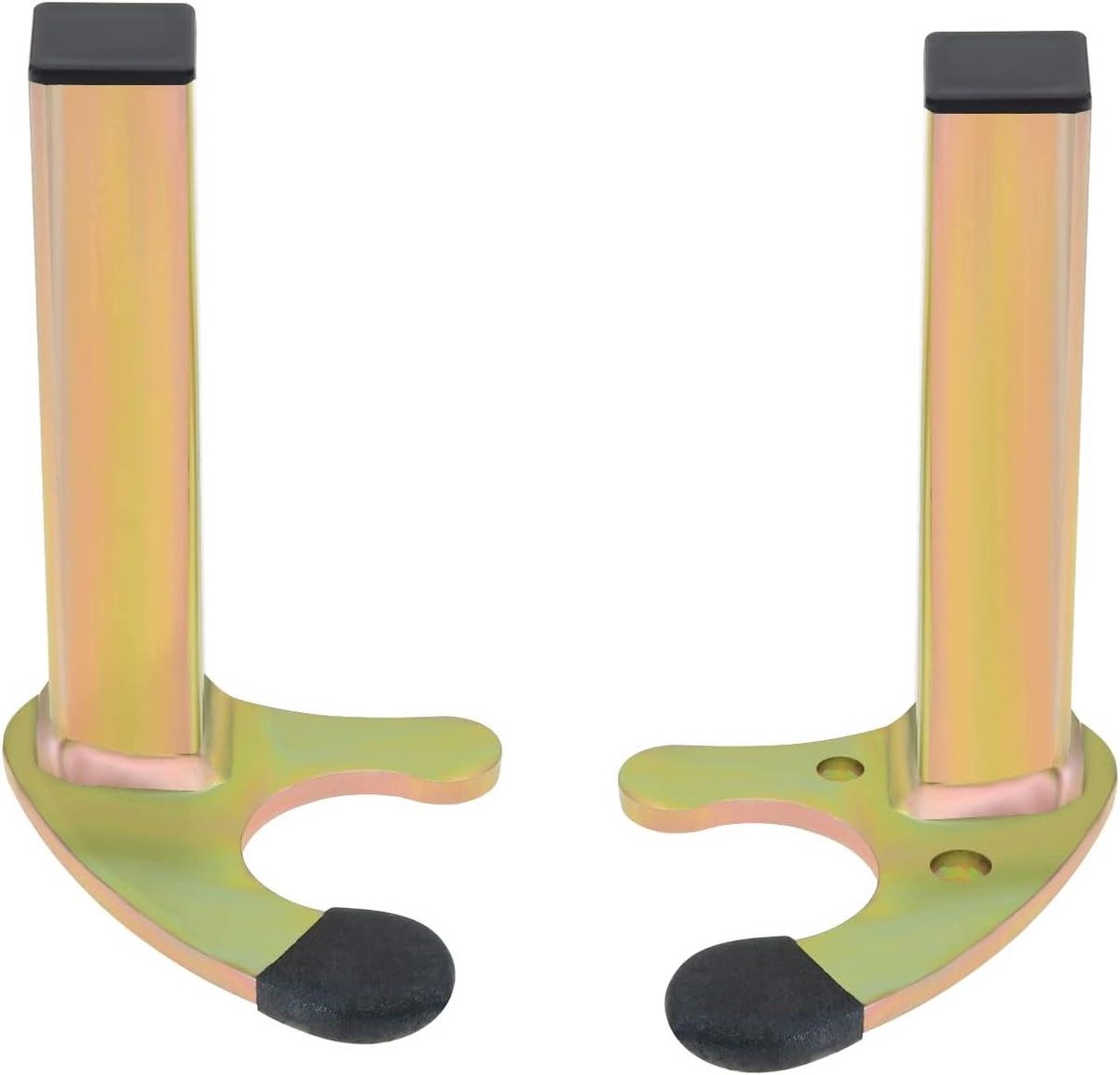 Allecto Plus - Motorfiets Paddock Stand voor Wiel Ondersteuning en Swing Arm Lift - Statief met Haken en Vork U-Stijl - Bobbin en Frame Accessoires