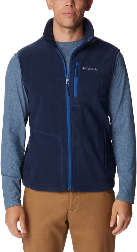 Geïsoleerde Winterjas Polyester Columbia Basin Butte Fleece Jas Heren - Volledige Rits, Omni-Heat Reflecterend, Met Handzakken, Groen/zwart 100% Polyester Fleece Jas