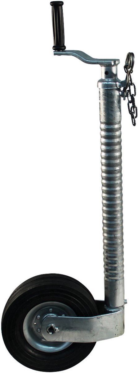 Steunwiel geribd Ø48mm 220x70mm stalen velg - Neuswiel aanhangwagen en vouwwagen - Novio