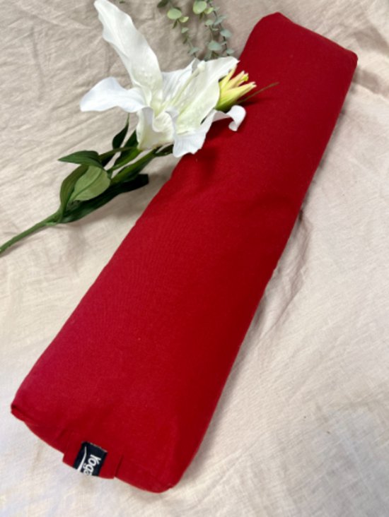 YogaStyles Pranayama Yoga Bolster Rood van YogaStyles — afbeelding 2